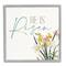 Stupell Industries He Is Risen Religious Easter Holiday Flower Blossoms Framed Giclee Art